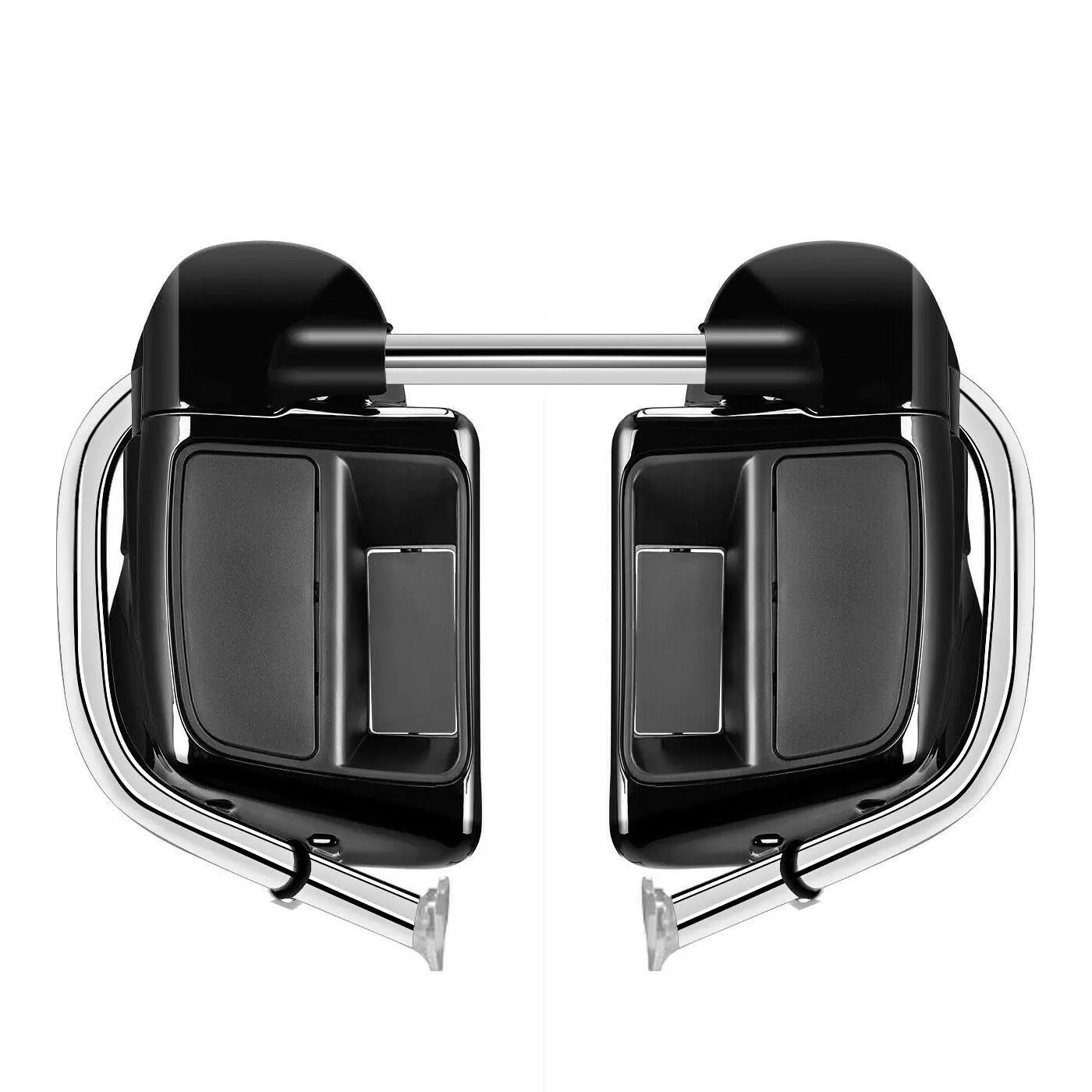 Motorcycle Engine Guard Crash Bar Lower Vented Fairings For Harley Touring Road King Electra Glide Street Glide 2014-2024