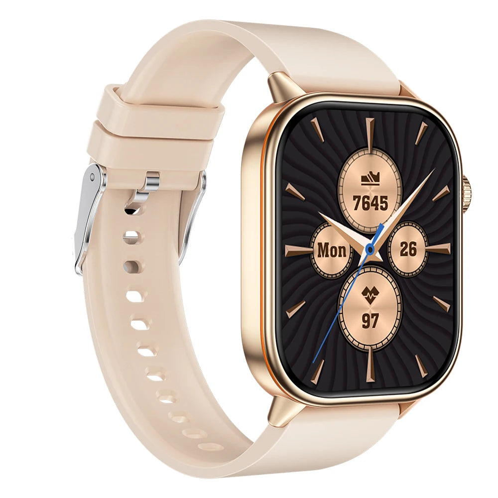 QX17 Relojes Smartwatch with Compass 2.01Inch BT Call Heart Rate Blood Oxygen IP68 Waterproof Men Sport Smart Watch 2025