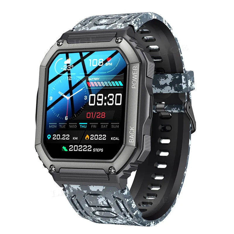 KR06 BW0417 Outdoor Sports Smart Watch Heart Rate Fitness Tracker Bluetooth Dial Call Men Women Smartwatch for IOS Android