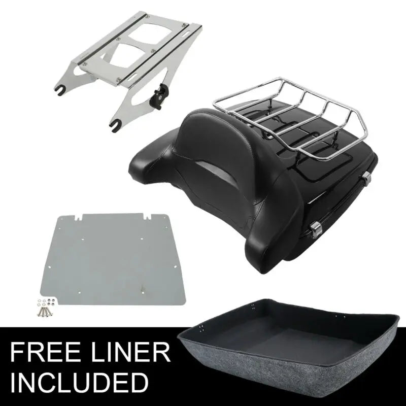 Motorcycle Trunk Luggage Rack Top Rail For Harley Touring Road King Street Glide Special Road Glide FLTRX 2014-2025 2018 19