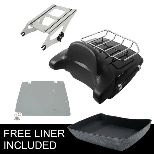 Motorcycle Trunk Luggage Rack Top Rail For Harley Touring Road King Street Glide Special Road Glide FLTRX 2014-2025 2018 19