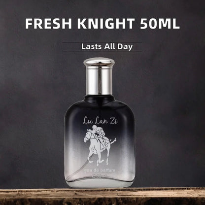 Lulanzi Men's Woody Marine Ocean Fragrance Cologne 50ml Long Lasting Fresh Knight Perfume Daily Use Sample Size Spray