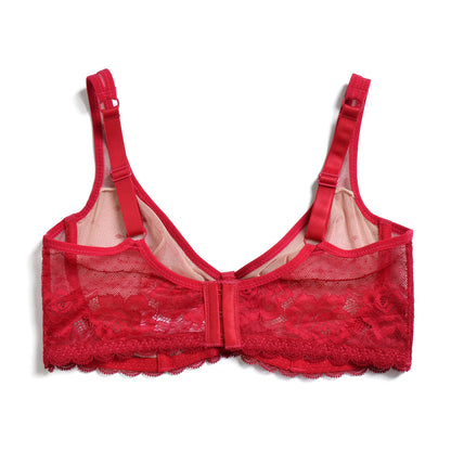 YBCG New Ultra Thin Women Bra Sexy See Through Lace Bras Mesh Perspective Wire Transparent A B C D DD E DDD F 70 75 80 85 90 95