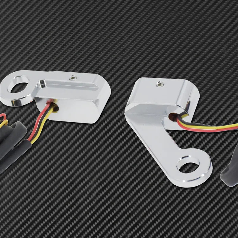 Motorcycle LED E Mark Turn Signal Light Indicator Mini Running Lamp For Harley Softail Touring Sportster XL 883 1200 FLHX Fatboy
