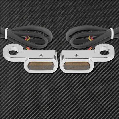 Motorcycle LED E Mark Turn Signal Light Indicator Mini Running Lamp For Harley Softail Touring Sportster XL 883 1200 FLHX Fatboy