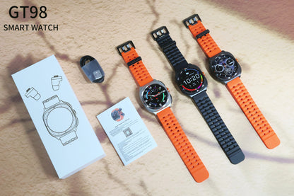 IP67 Waterproof Earbuds SmartWatch GT98 2 in 1 Smart Watch with Earphone Da Fit App 400Mah 30Mah Headset BT Calling Heart Rate