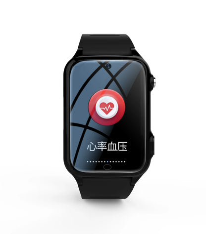 Two-Way Voice Chat Kids Fitness Tracker Watch with Smart GPS IPS Display Android Operating System Waterproof (IPX7) Square Shape