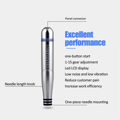Dermografo Charmant 2/3 Permanent Makeup Machine Kits New Digital Microblading MTS Pen For Eyebrow Lip Eyeliner Liner Shader