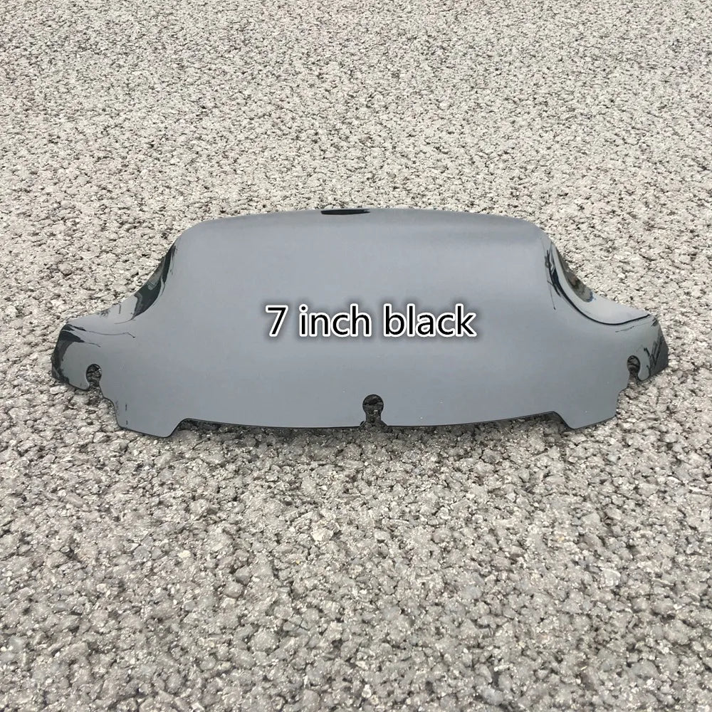 Black/Light blue/Clear4.5'' 7"10.5'' Windshield Fairing Windscreen Cover For Harley Electra Street Glide Touring 2014-2019