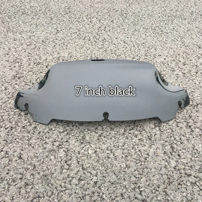 Black/Light blue/Clear4.5'' 7"10.5'' Windshield Fairing Windscreen Cover For Harley Electra Street Glide Touring 2014-2019