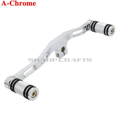 For Harley Dyna Street / Fat Bob Low Rider Super / Wide Glide Motobike CNC Mid-Controls Heel Toe Shifter Lever Shift With Pegs