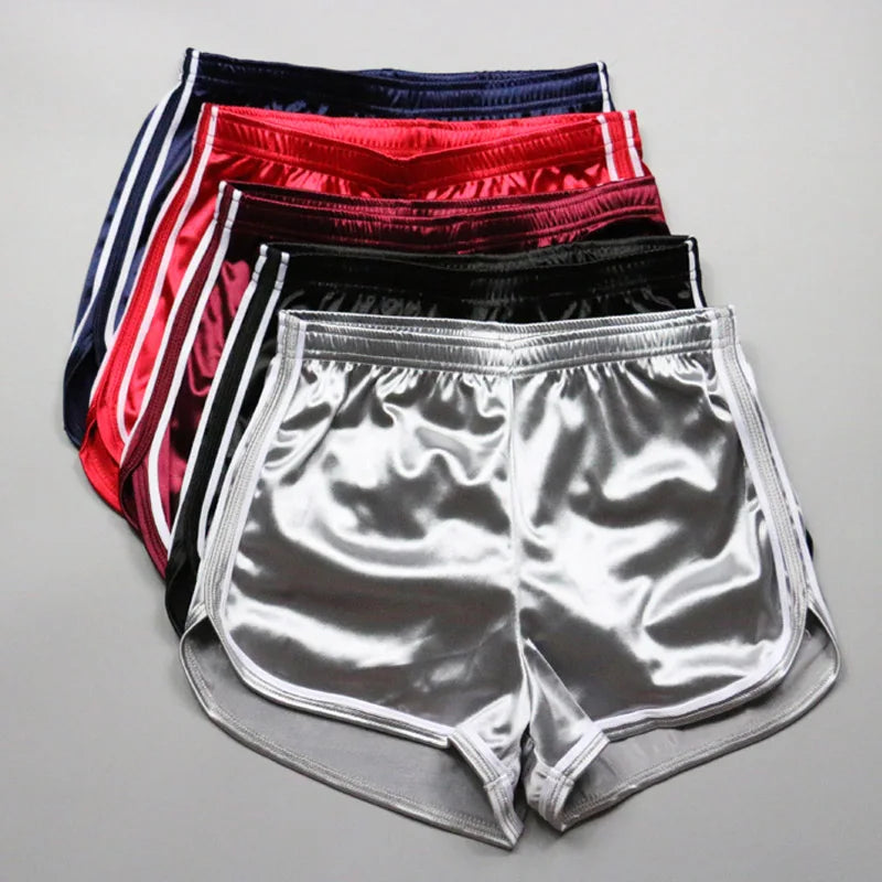 New Women Shorts Summer Silk Slim Beach Casual White Egde Shorts Hot