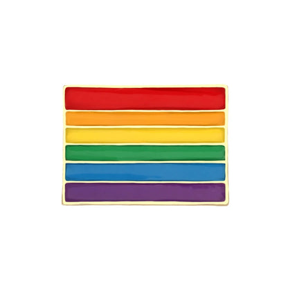 LGBT Flag Rainbow Heart Brooch Peace and Love Enamel Pins Clothes Bag Lapel Pin Gay Lesbian Pride Icon Badge Unisex Jewelry Gift