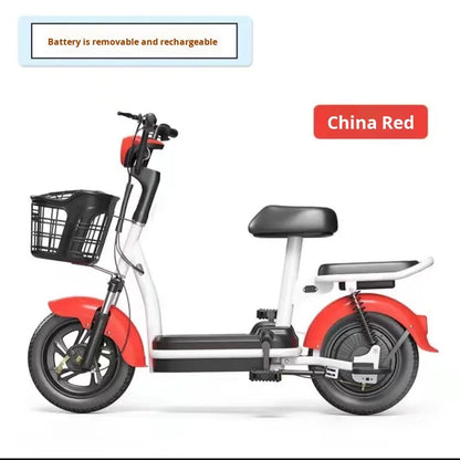 Manufacturer Cross-Border Wholesale Ultra-Light Electric City Bike New National Standard Universal Lightweight 48v 350w Ebike
