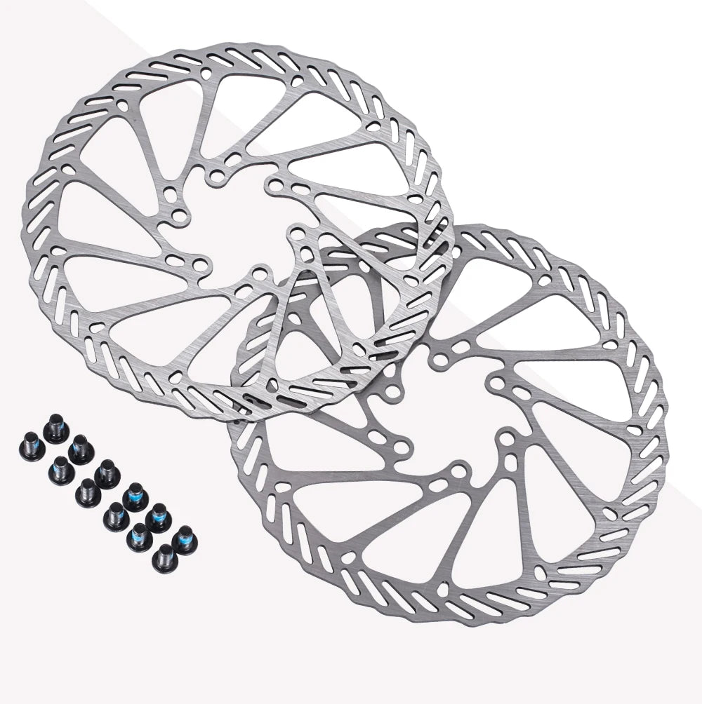TANKE Bike Disc Brake 140 160 180 203 Rotors With Bolts Hydraulic Brake Road Mountain Bicycle MTB Oil Slick Rotor Bicycle Parts