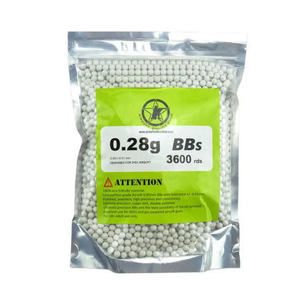 AOLS AEG Paintball BBs 6mm 0.25g/4000rds 0.28g/3600rds 0.3g/3300rds 0.32g/3100rds a Pack High Grade Hunting Shooting Ball