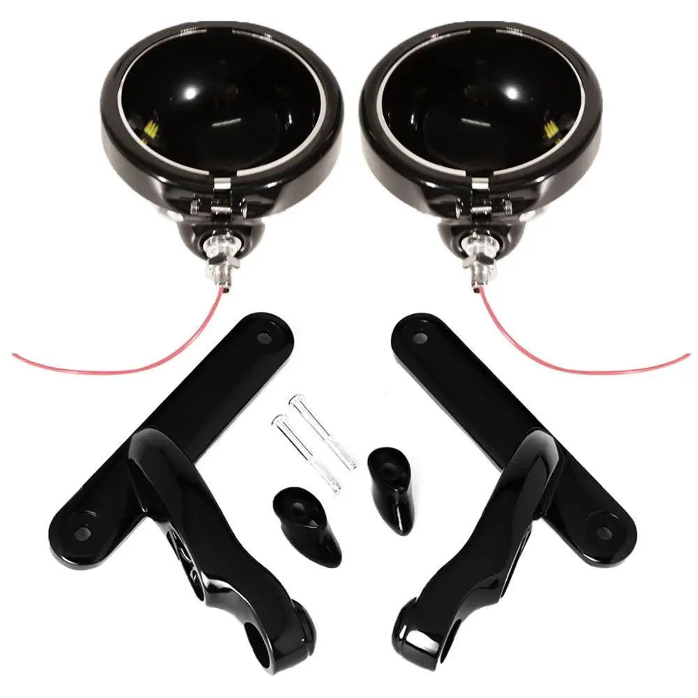 4.5inch Housing Bracket Mount Ring Bracket For Auxiliary Fog Passing Light Lamp Motorcycle Parts For Harley Street Glide FLHX