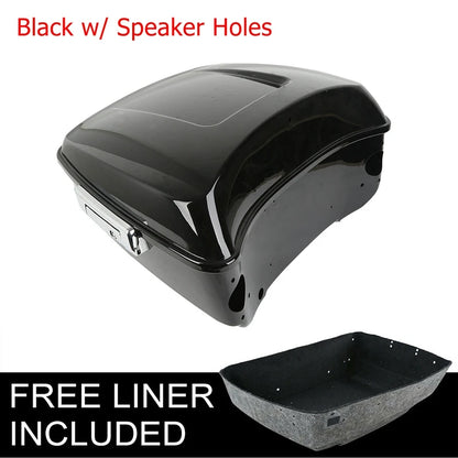 Motorcycle Razor Chopped King Trunk Latches For Harley Touring Road King Street Glide Road Glide 2014-2025