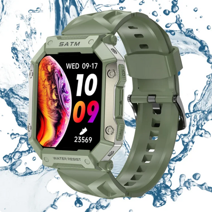 2026 Outdoor Sport Smart Watch Blood Pressure 5ATM IP68 Waterproof Bt Wristbands Smartwatch C20 for Men Android Ios