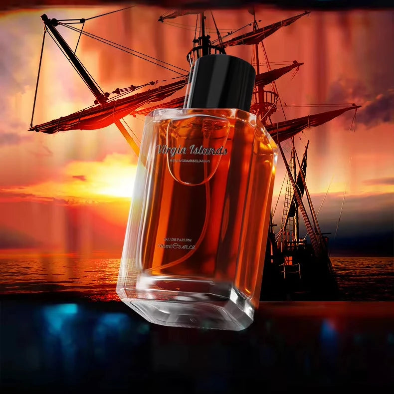French Virgin Island Men's Perfume Lasting for 72 Hours Eau De Toilette Cologne Perfume Holiday Gift