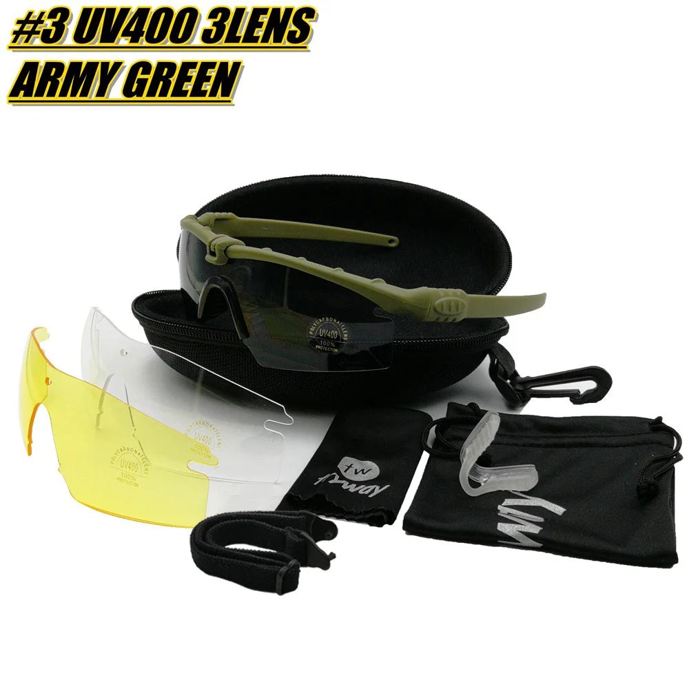 Tactical Professional Protective Military Polarized Glasses-Shooting Gafas Sports Hiking Cycling Paintball Safety Eyewear