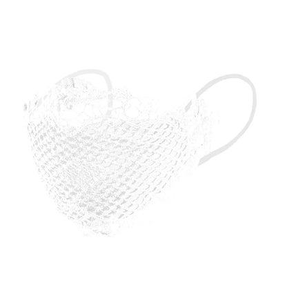 Face Mask Delicate Lace Applique And Face Protect Mouth Cover Beautiful Prints Facemask Dust-proof Masque Halloween Cosplay
