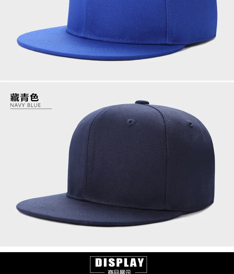 Large Size Back Closed Skateboard Cap Women Fitted Baseball Hat Male Big Size Snapback Caps Plain Football Hat 60cm 62cm 64CM