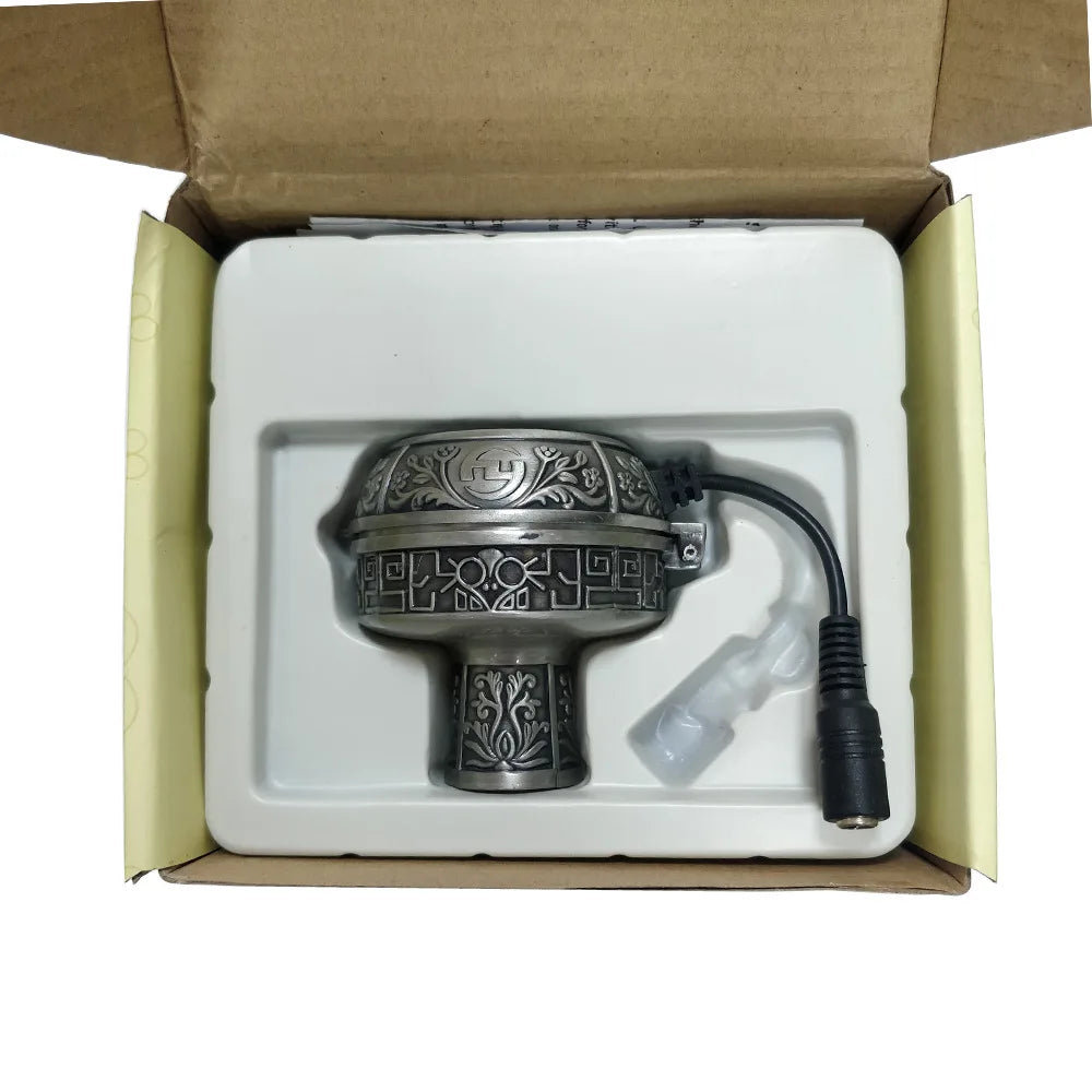 25/50g Multifunctional Metal E-Shisha Smokepan Electronic Tobacco Bowl Ceramic Charcoal For Hookah Sheesha Chicha Narguile Set