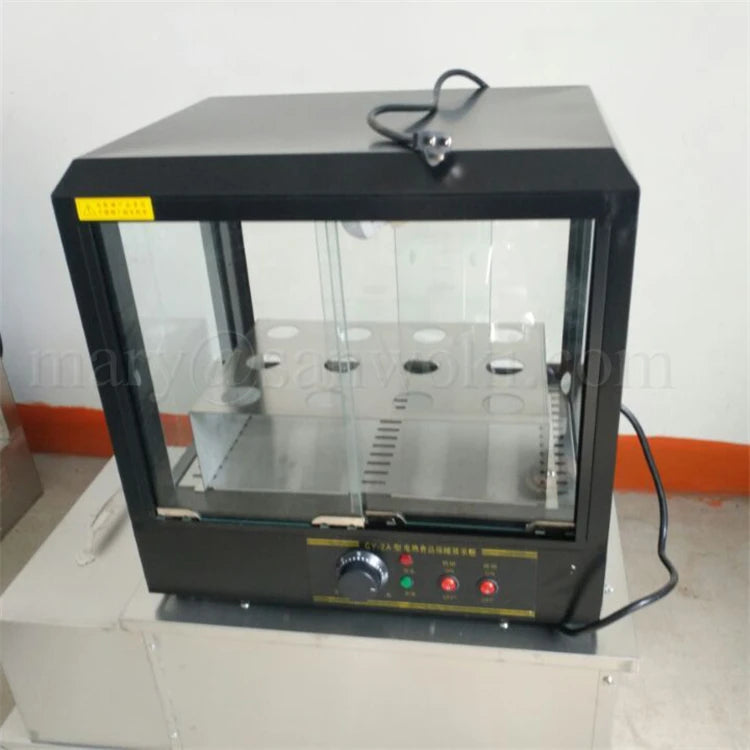 Commercial food insulation cabinet glass display pizza counter display Kono pizza cone display warmer showcase 110v220v