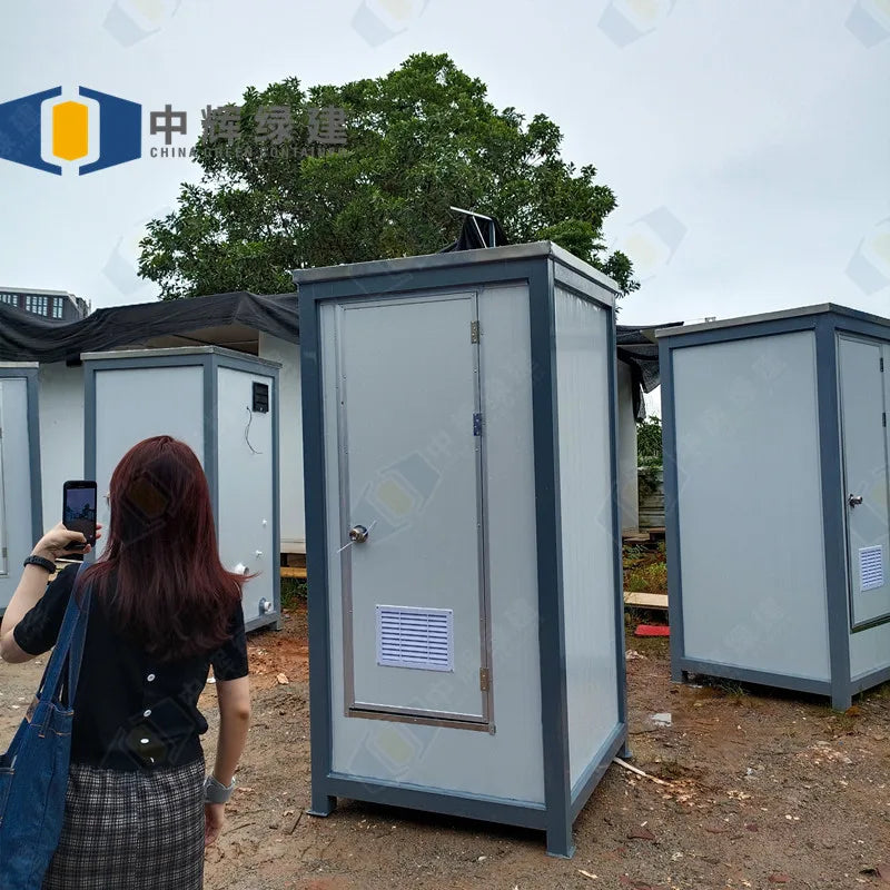 CGCH Outdoor Portable Toilet Porta Movable Toilet Cabin Prefab Modern Design Portable EPS Portable Toilets Cubicle