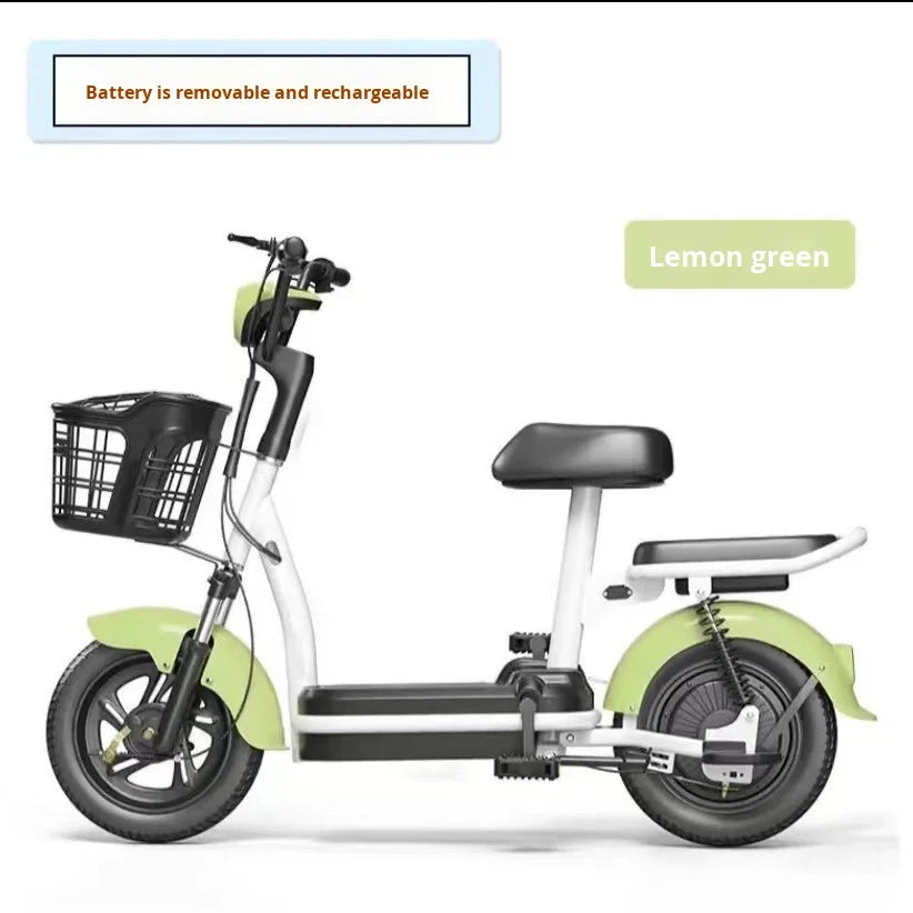Manufacturer Cross-Border Wholesale Ultra-Light Electric City Bike New National Standard Universal Lightweight 48v 350w Ebike