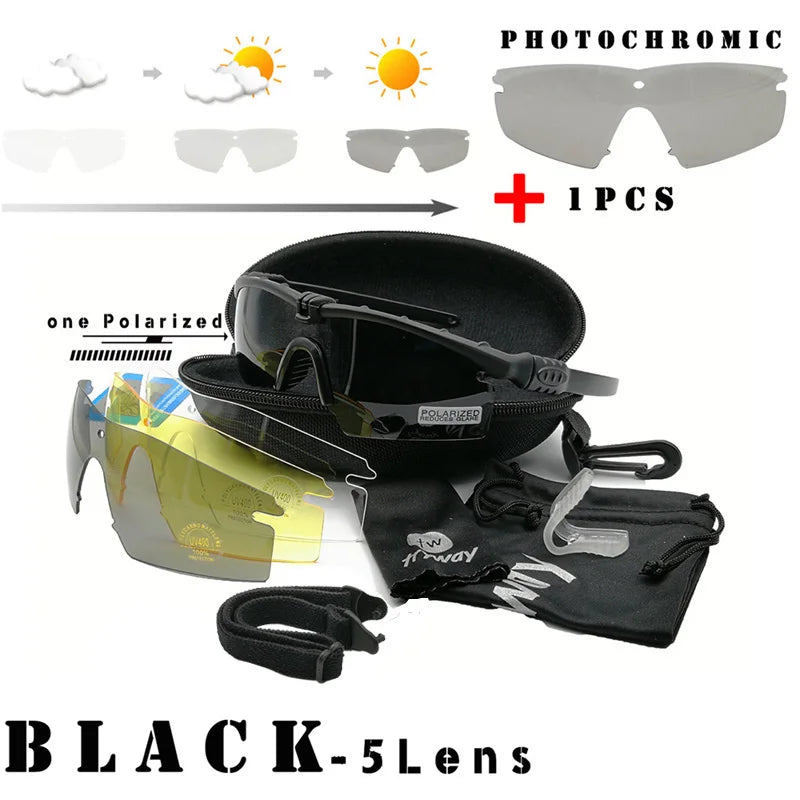 Tactical Professional Protective Military Polarized Glasses-Shooting Gafas Sports Hiking Cycling Paintball Safety Eyewear