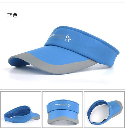 Sport Empty Top Cap  Sun Hats for Women Visor Hat Adjustable Outdoor Cap For man &women