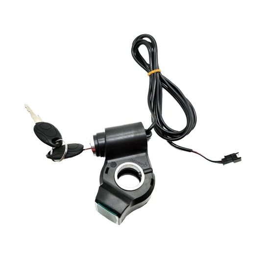 KUGOO M4 10-Inch Electric Scooter Parts Throttle Power Button Voltmeter Display with Key Ignition Switch for Kugoo M4 Scooters