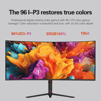40-Inch Curved LED High Performance Gaming Monitor 75HZ 5K HDR400 for PC Computer Gamers and Office Use