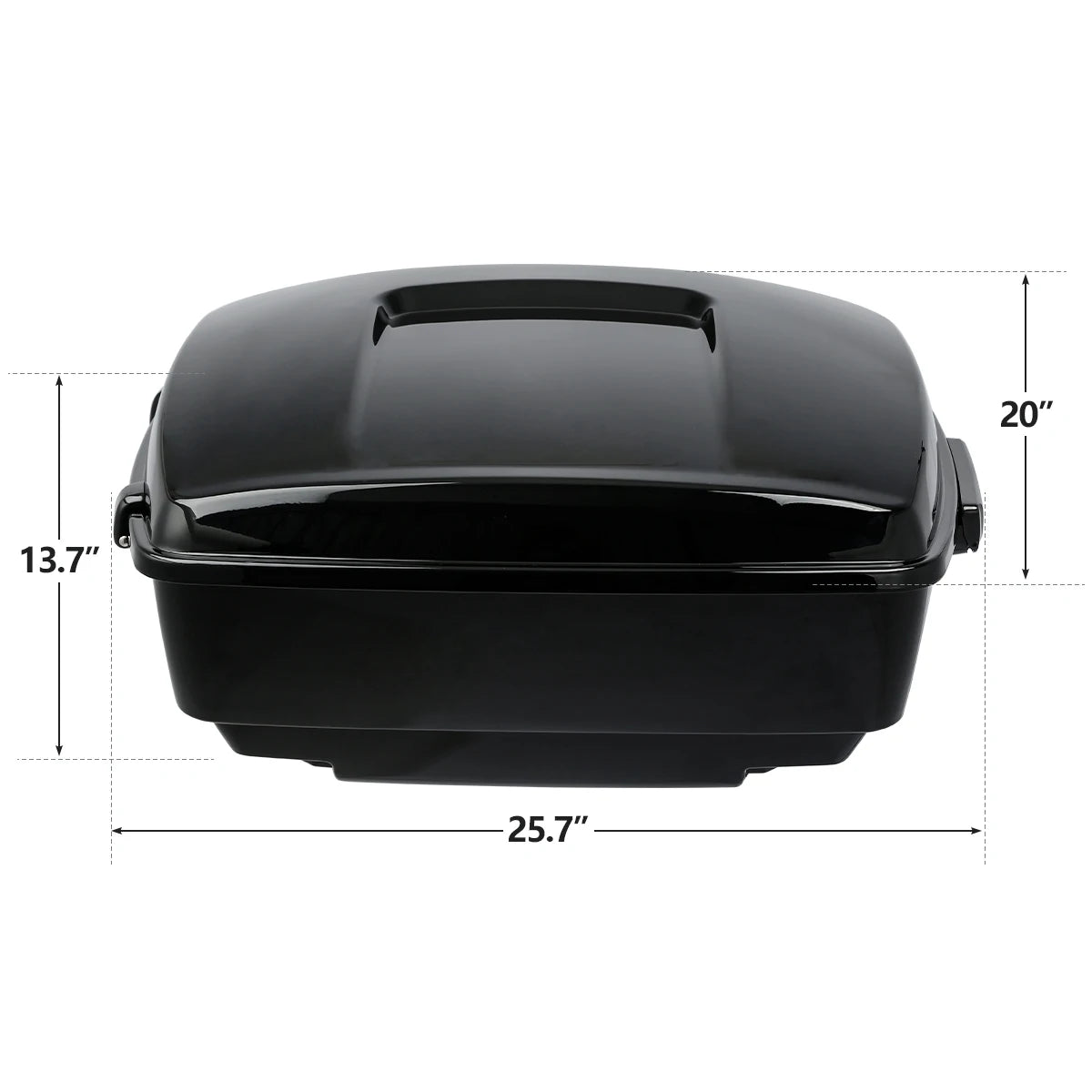 King Trunk 2 Up Mount Rack For Harley Street Glide Road King CVO Special 2014-2023 Motorcycle