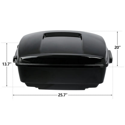 King Trunk 2 Up Mount Rack For Harley Street Glide Road King CVO Special 2014-2023 Motorcycle