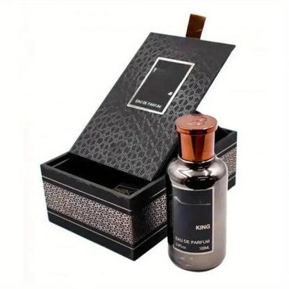 King Men's Eau De Parfum 3.4 Ounce EDP Spray with Gift Box-Luxury Cologne From China