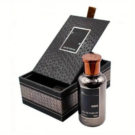 King Men's Eau De Parfum 3.4 Ounce EDP Spray with Gift Box-Luxury Cologne From China