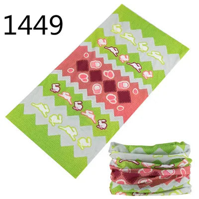 1401-1450 Magic Scarf Outdoor Sports Bicycle Headband Bike Cycling Bandana Neck Tube Warmer Bandanas Scraf Men Hiking Headband