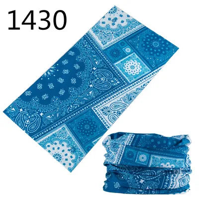1401-1450 Magic Scarf Outdoor Sports Bicycle Headband Bike Cycling Bandana Neck Tube Warmer Bandanas Scraf Men Hiking Headband