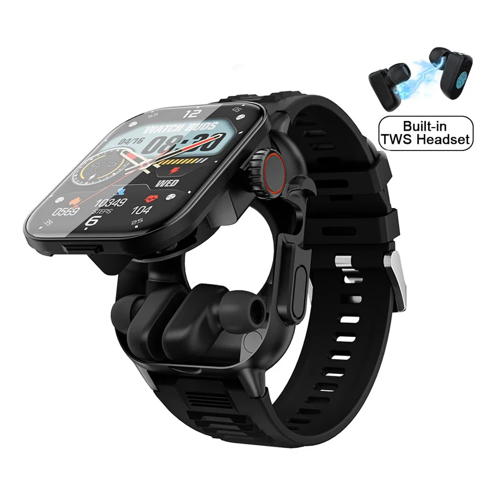 2025 NEW G8 Buds Stylish TWS 2 in 1 True Wireless Earphone Smart Watch BT 5.3 High Stability Connection Long Play Time