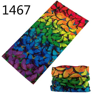 1401-1450 Magic Scarf Outdoor Sports Bicycle Headband Bike Cycling Bandana Neck Tube Warmer Bandanas Scraf Men Hiking Headband