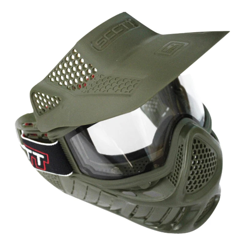 High Strength Paintball Mask or Airsoft Mask with Double Lens Anti Fog Goggle