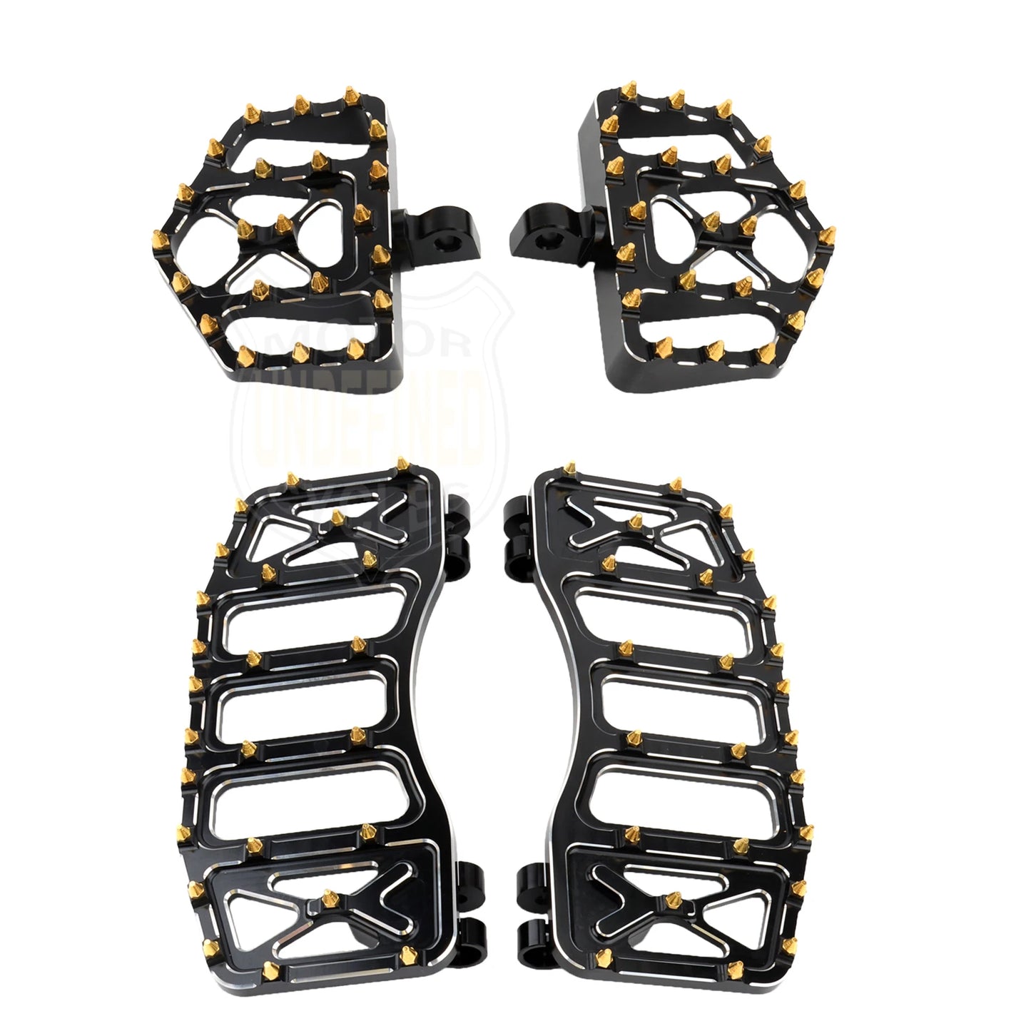 Wide Floorboards MX Foot Pegs Footrest Driver Pedals for Harley Touring Road King Street Glide 86-2023 Softail Fatboy Dyna FLD