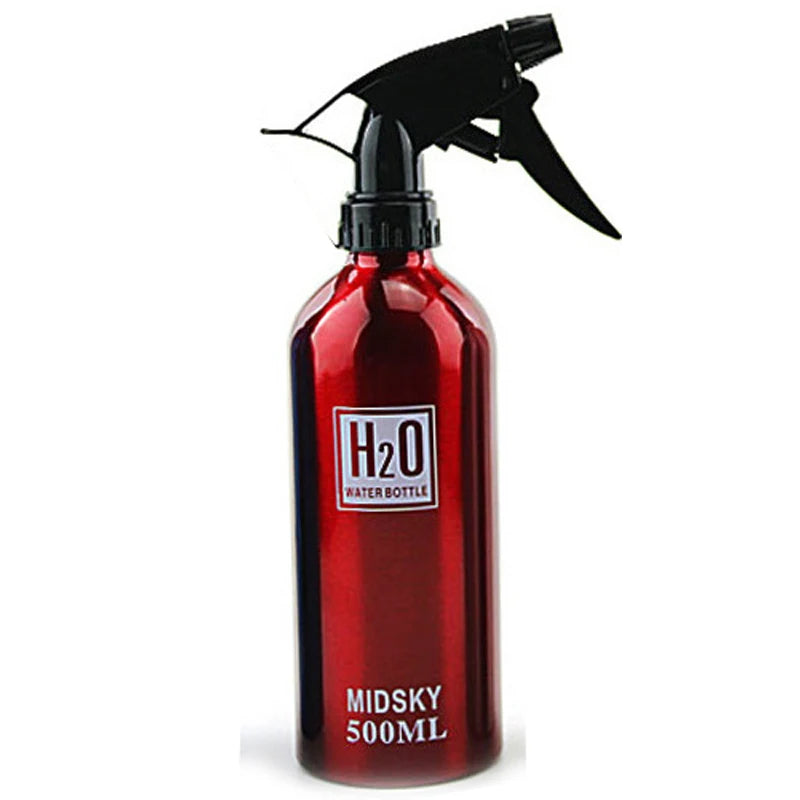 500ml Spray Bottle Refillable Mist Bottle Dispenser Hairdressing Empty Bottle Salon Aluminum Water Can Barber Tools Wholesale