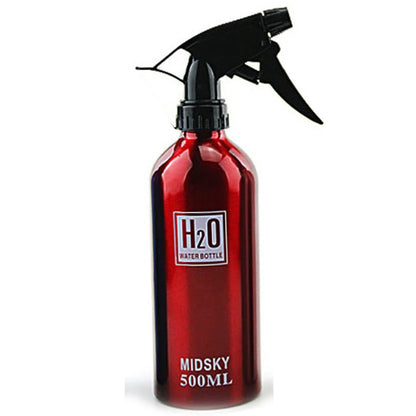 500ml Spray Bottle Refillable Mist Bottle Dispenser Hairdressing Empty Bottle Salon Aluminum Water Can Barber Tools Wholesale