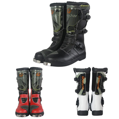 Motorcycle Boots Men Waterproof PU Boots Anti-drap Moto Boots Motocross Motorcycle Shoes Protection Motorcycle Long Thigh Boots