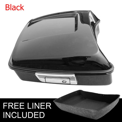 Motorcycle Razor Chopped King Trunk Latches For Harley Touring Road King Street Glide Road Glide 2014-2025