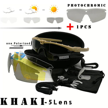 Tactical Professional Protective Military Polarized Glasses-Shooting Gafas Sports Hiking Cycling Paintball Safety Eyewear